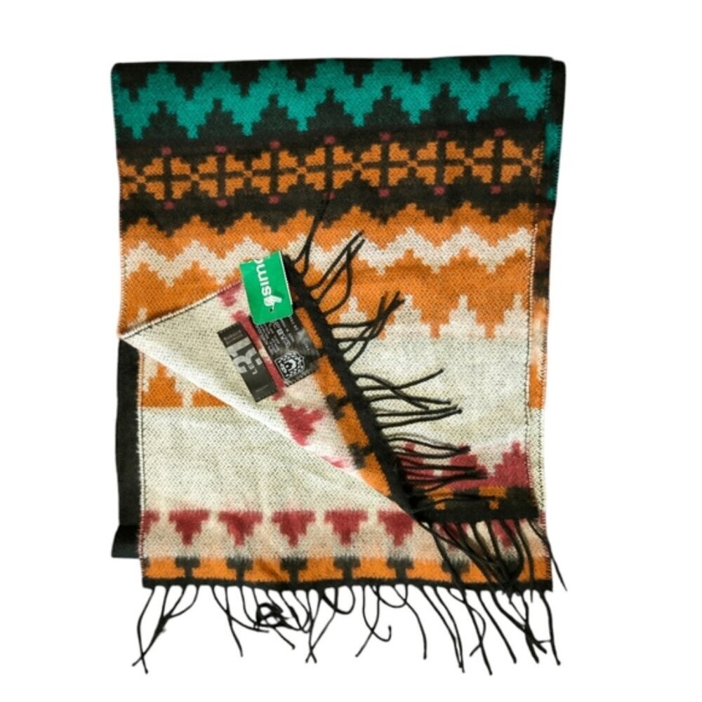 NWT Simons Made in France Aztec Style Scarf